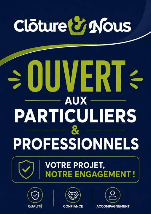 Nos services de livraison et de retrait - Clôture & Nous